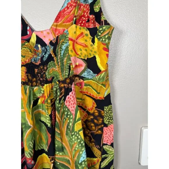 Vintage Farm Rio Tropical Mini Dress size L - Picture 7 of 10